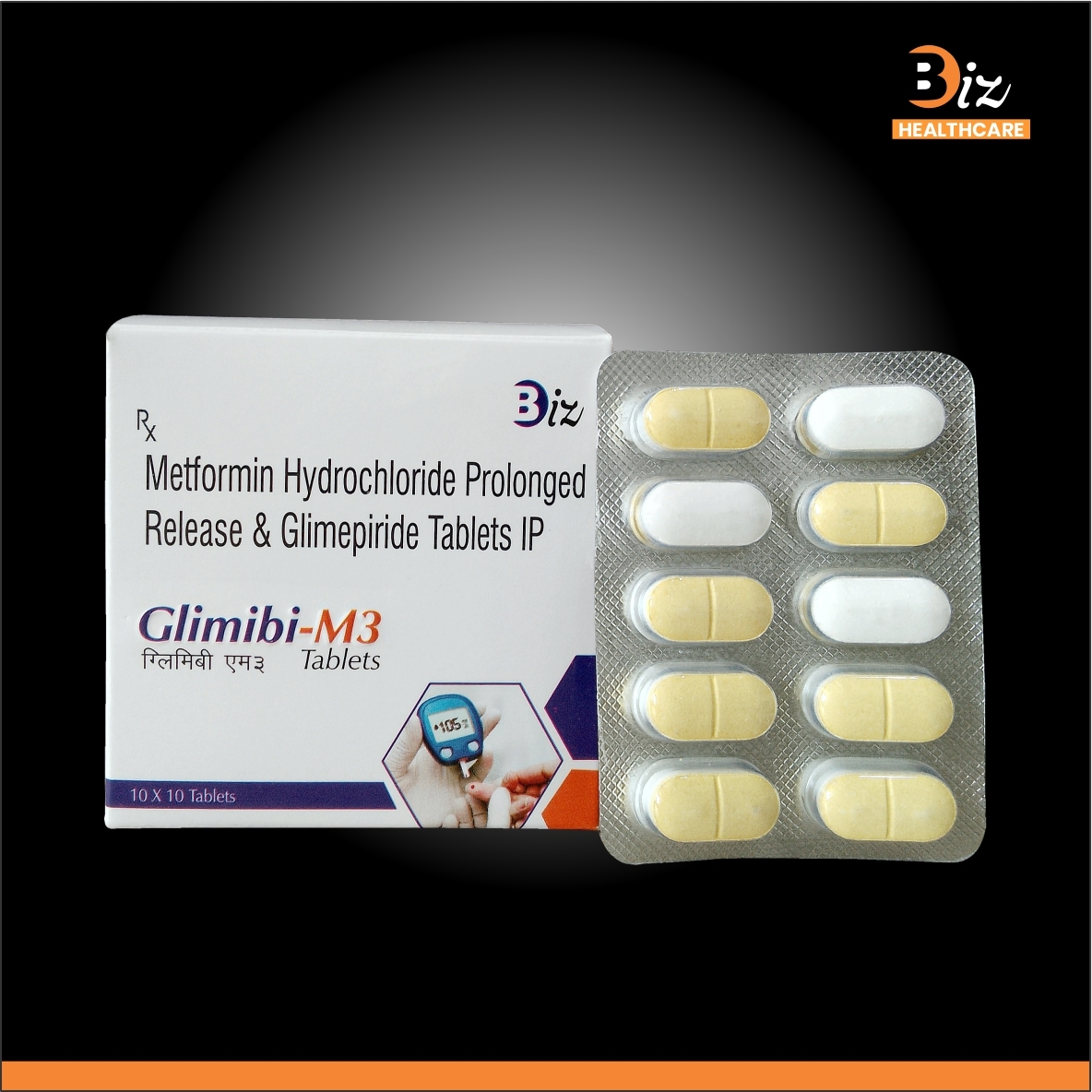 Glimepiride 3mg  Metformin 500mgSR