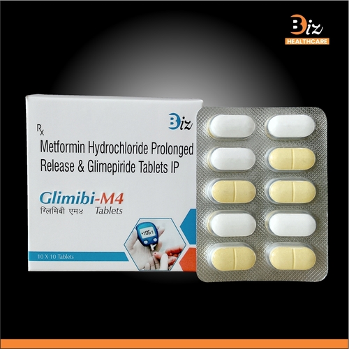 Glimepiride 4mg  Metformin 500mgSR