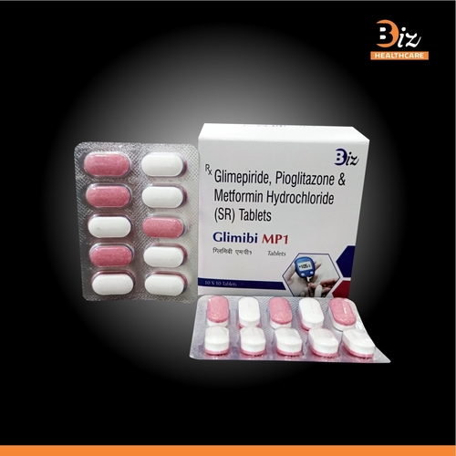 Glimepiride 1mg  Metformin 500mg  Pioglitazone 15mg