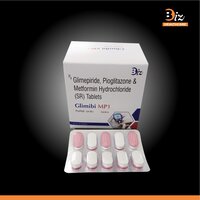 Glimepiride 1mg  Metformin 500mg  Pioglitazone 15mg