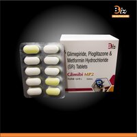 Glimepiride 2mg Metformin 500mg Pioglitazone  15mg