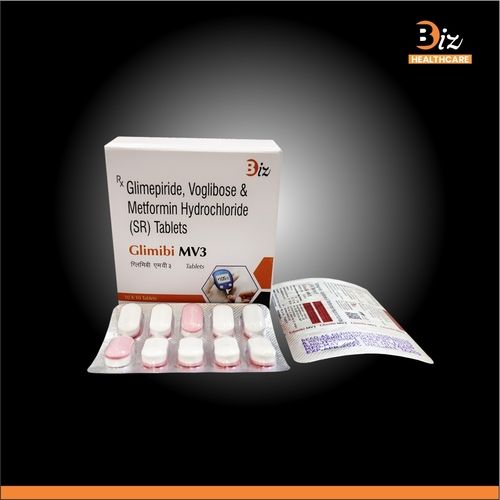 Glimepiride 2mgMetformin 500mg  Voglibose 0.3mg