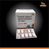 Glimepiride 2mgMetformin 500mg  Voglibose 0.3mg