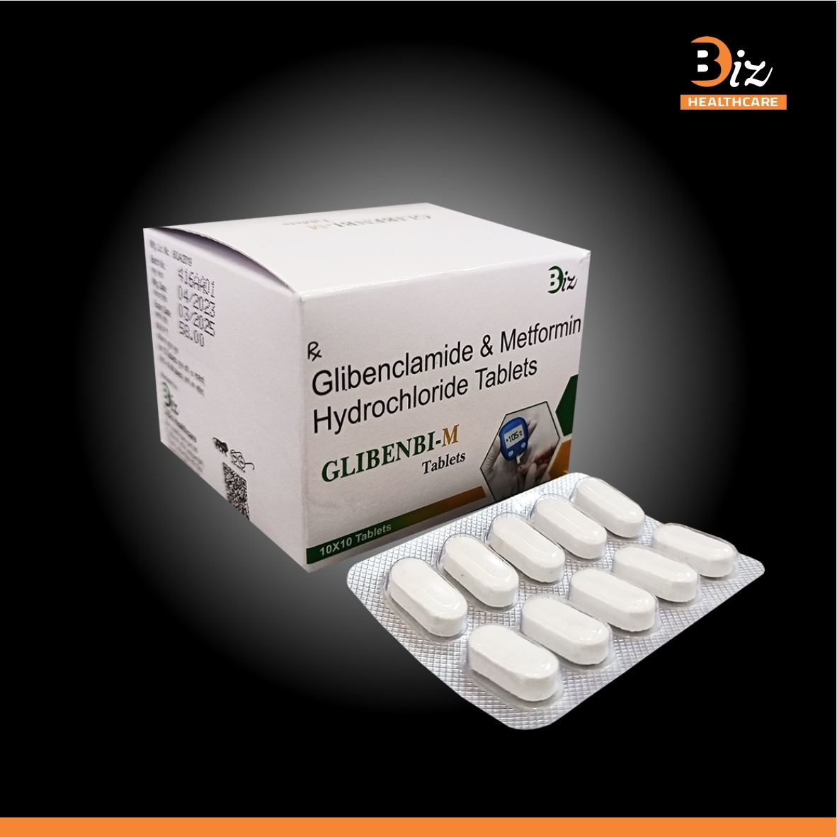 Glibenclamide 5mg   Metformin 500mg