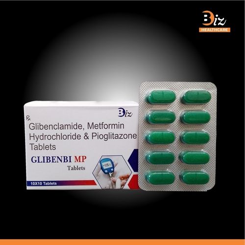 Glibenclamide 5mg  Metformin 500mg Pioglitazone 15mg