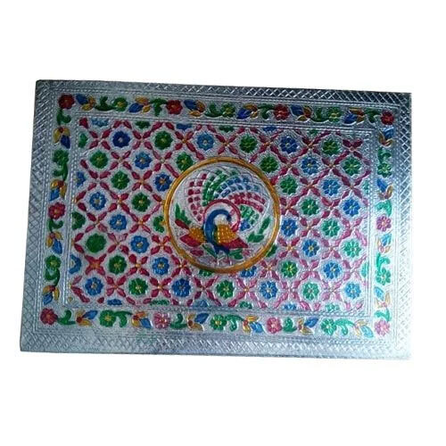 Silver Decorative Bajot Chowki