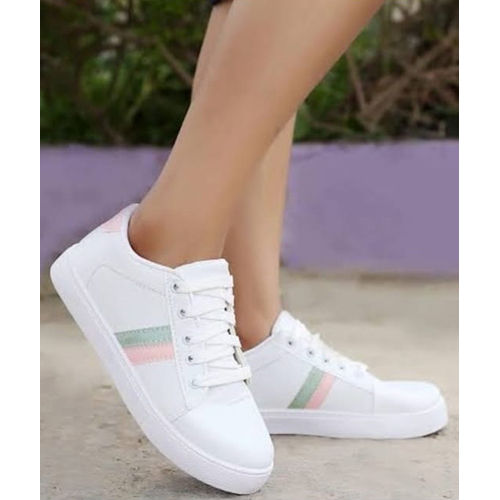 No Fade Ladies White Sneakers