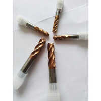 8x20x60mm Solid Carbide Ball Mill Cutter - Color: Copper & Silver