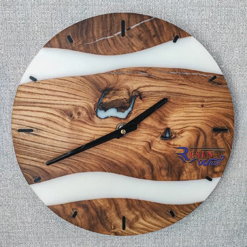 Brown Custom Handmade Wall Clock