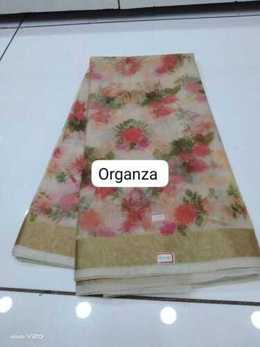 organza digital print fabric