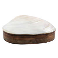 630g Mother Of Pearl And Wood Big Shell Box