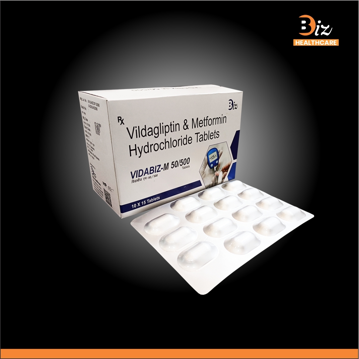 Vildagliptin 50mg  Metformin 500mg