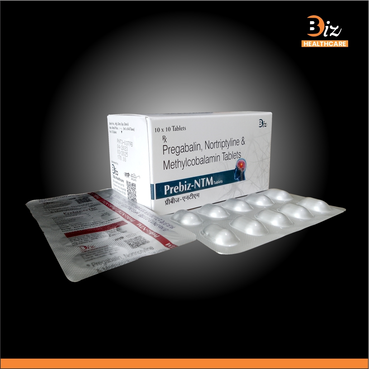 Pregabalin 75mg  Nortriptyline 10mg  Methylcobalamin 1500mcg