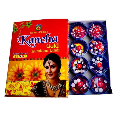 Maroon Kancha Sticker Kumkum Bindi