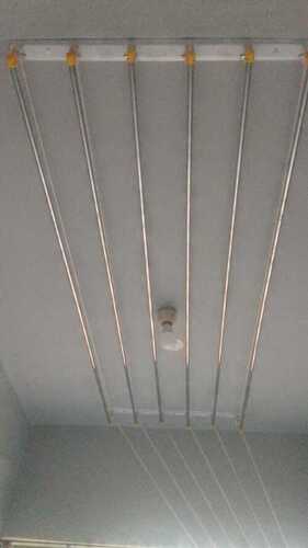 Apartment ceiling mounted cloth drying hangers in Paramakudi