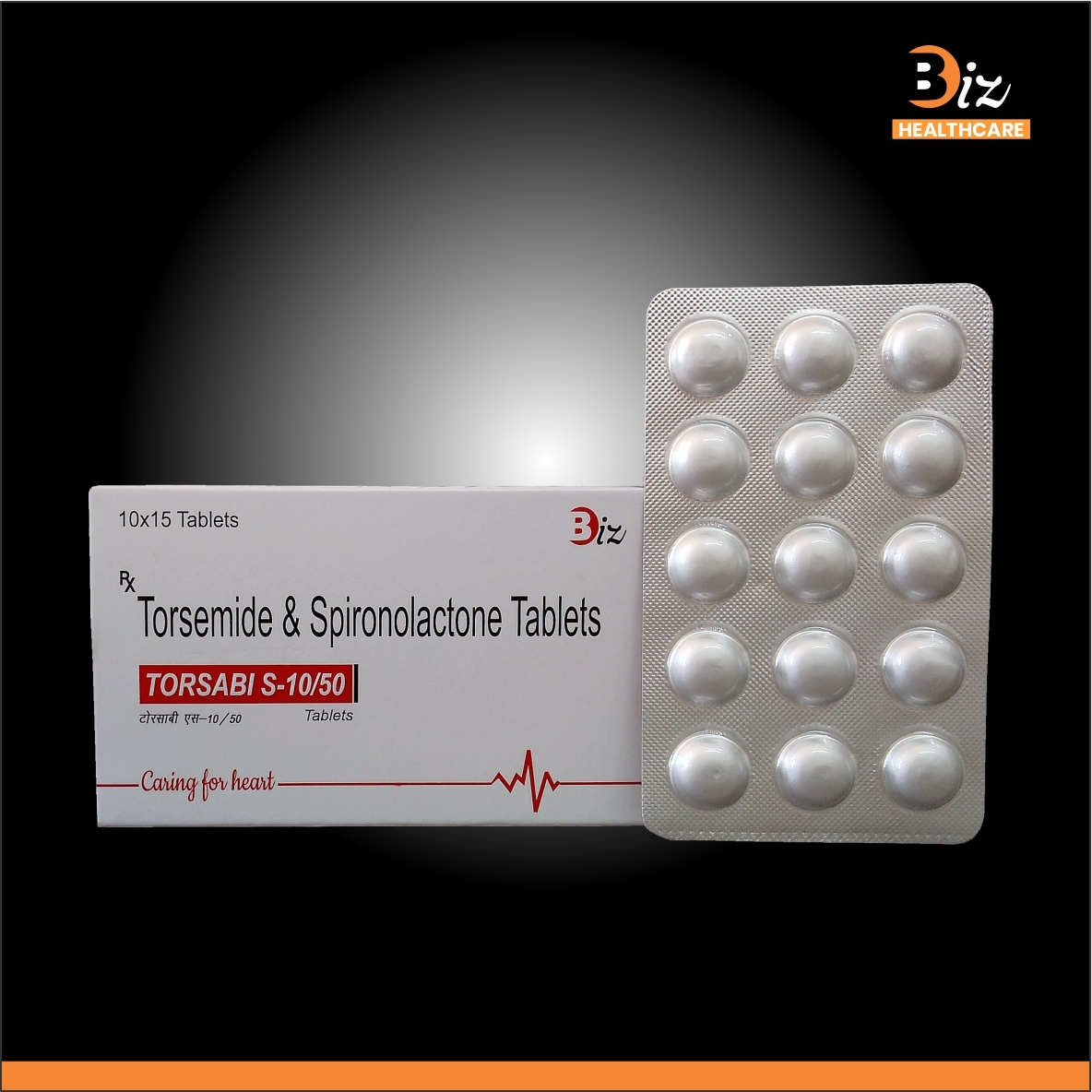 Torasemide 10mg  Spironolactone 50mg