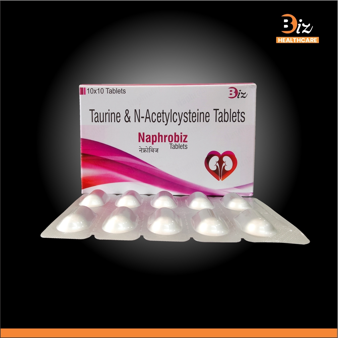 Taurine 500mg   Acetylcysteine 150mg