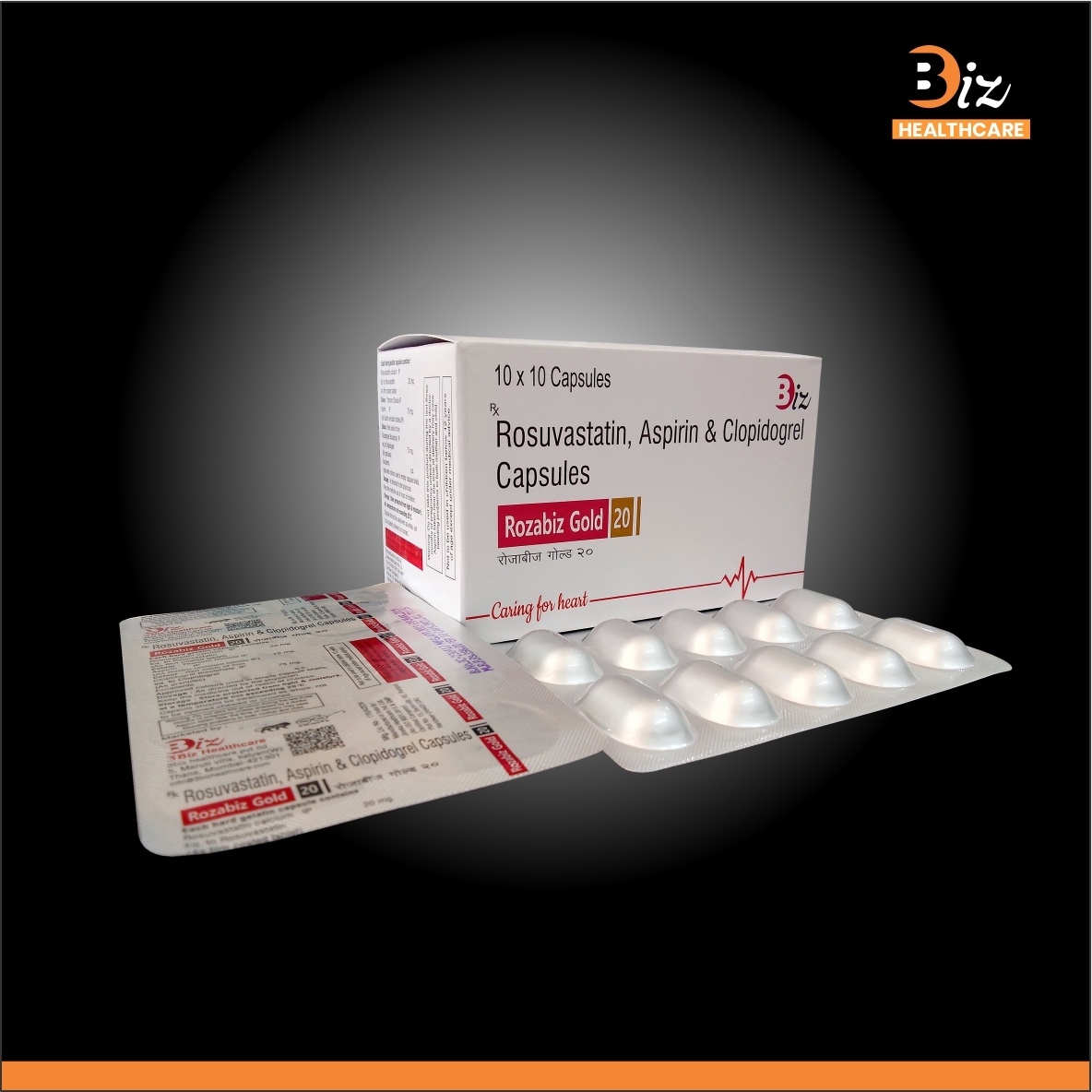 Rosuvastatin 20mg  Asp 75mg Clopidogrel 75mg