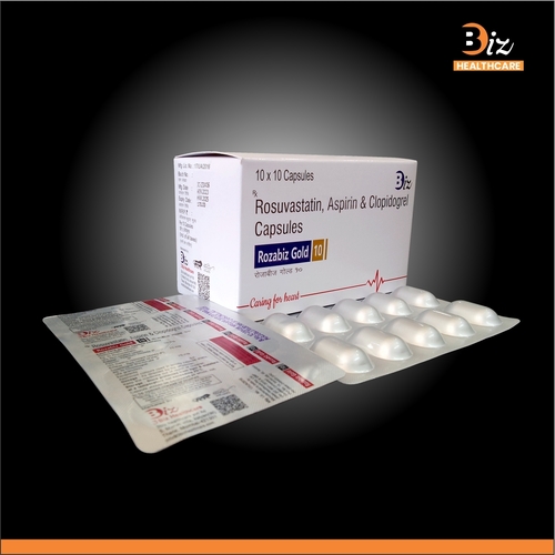 Rosuvastatin 10mg  Asp 75mg  Clopidogrel 75mg