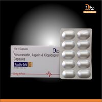 Rosuvastatin 10mg  Asp 75mg  Clopidogrel 75mg