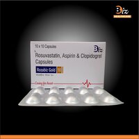 Rosuvastatin 10mg  Asp 75mg  Clopidogrel 75mg