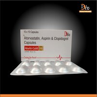 Atorvastatin 10mg  Asp 75mg Clopidogrel 75mg