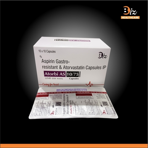 Atorvastatin 10mg  Asp 75mg