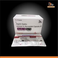 Atorvastatin 10mg  Asp 75mg - Recommended For: Patients With High Cholesterol And At Risk For Heart Disease