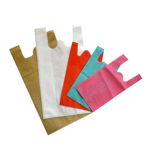 W Cut Non Woven Plain Bags