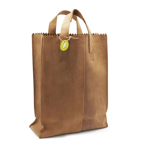 Brown 12X16X4 Mm Trade Fair Bags