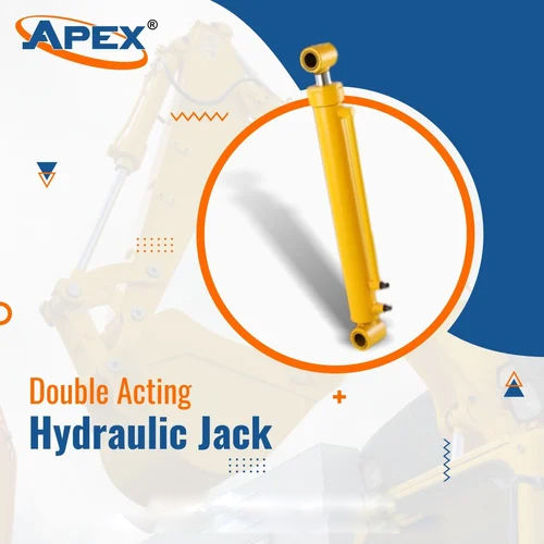 Yellow Double Acting Hydraulic Jack