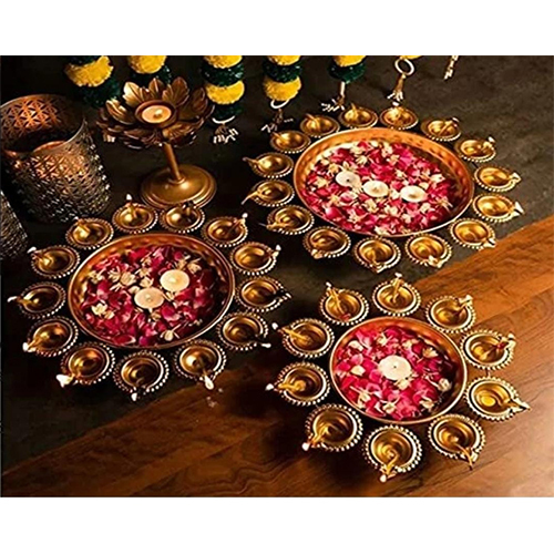 Brass Urli Bowl for Diwali