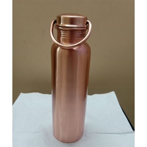 Copper Water Bottle with Handle