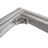 Silver L Shape Aluminium Angle Bracket