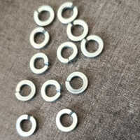 Ms Spring Washer - Mild Steel, Different Sizes, Silver Color | Durable, Corrosion Resistant, Ideal For Heavy-duty Industrial Applications