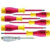 Red & Yellow Vde 7pcs Insulated Screwdrivers Set