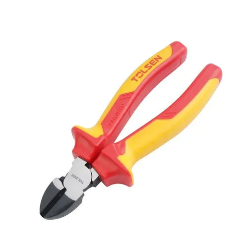 Red & Yellow Vde Insulated Diagonal Cutting Pliers