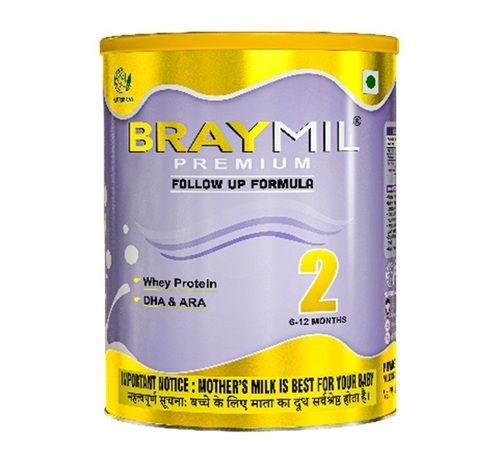 BRAYMIL PREMIUM  2 Follow Up Formula Stage -2  - 400 gm ( From 6 to 12 months)