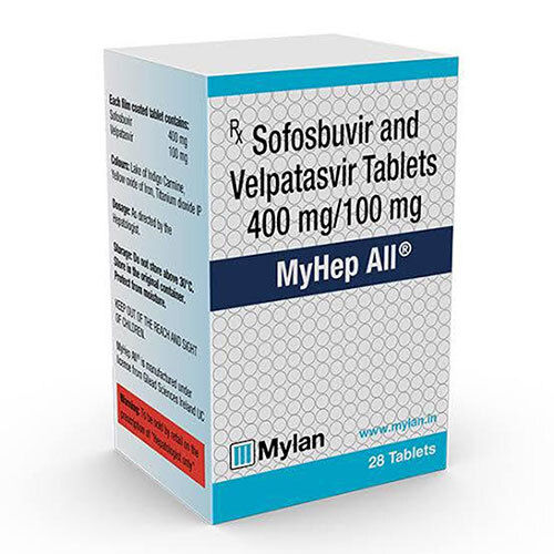 Sofosbuvir And Velpatasvir Tablets 400 Mg / 100 Mg General Medicines