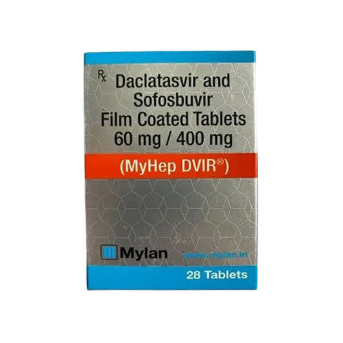 Daclatasvir And Sofosbuvir Film Coated Tablets 60 Mg / 400 Mg General Medicines