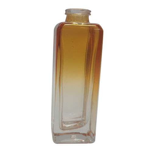 Yellow With Clear Coat Perfume Bottle