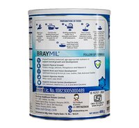BRAYMIL 2 Follow Up Formula Stage - 2 400 gm ( From 6 to 12 Months)