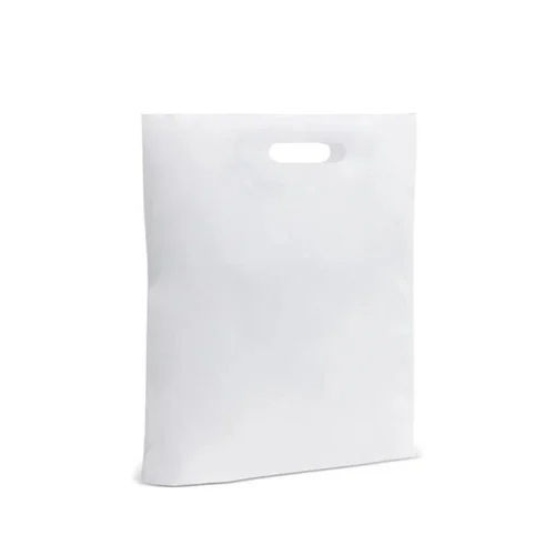 D Cut White Non Woven Bag