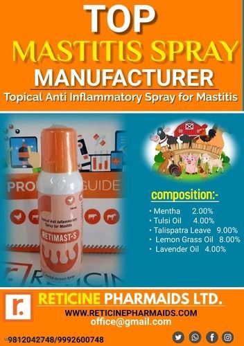 TOP MASTITIS SPRAY MANUFACTURER