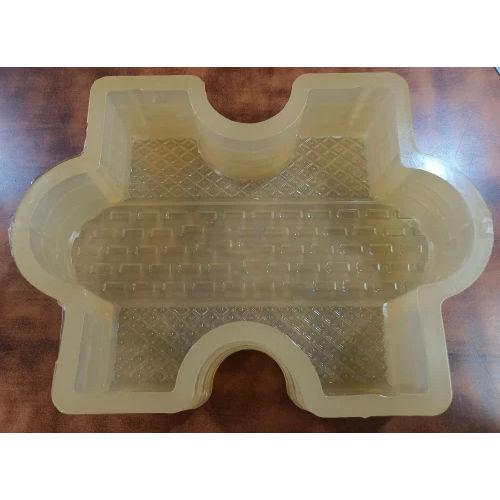 Light Yellow Pvc Interlocking Paver Mould