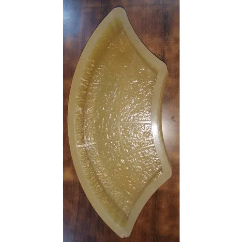 Light Yellow Arc Paving Block Mould