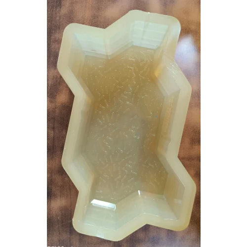 Light Yellow Zig Zag Pvc Paver Mould