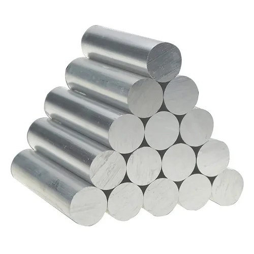 Aluminum Round Bar - Color: Silver