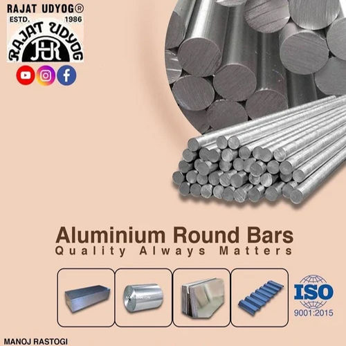 Silver Aluminium Alloy Bars