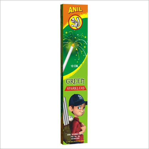 10cm Green Sparklers